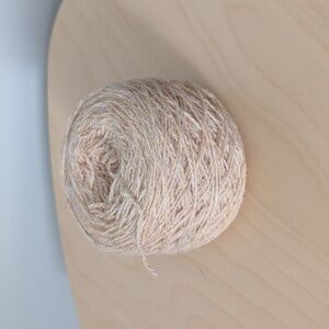Biches & Bûches Le Petit Lambswool Yarn In Beige